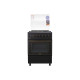 ARDESTO Cooker combined Line-R, 53L, 60x60cm, convection, cast-iron, lamp, LPG conversion set (gas cylinder connection), black (FSCF-C606B)