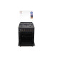 ARDESTO Cooker combined Line-R, 53L, 60x60cm, convection, cast-iron, lamp, LPG conversion set (gas cylinder connection), black (FSCF-C606B)