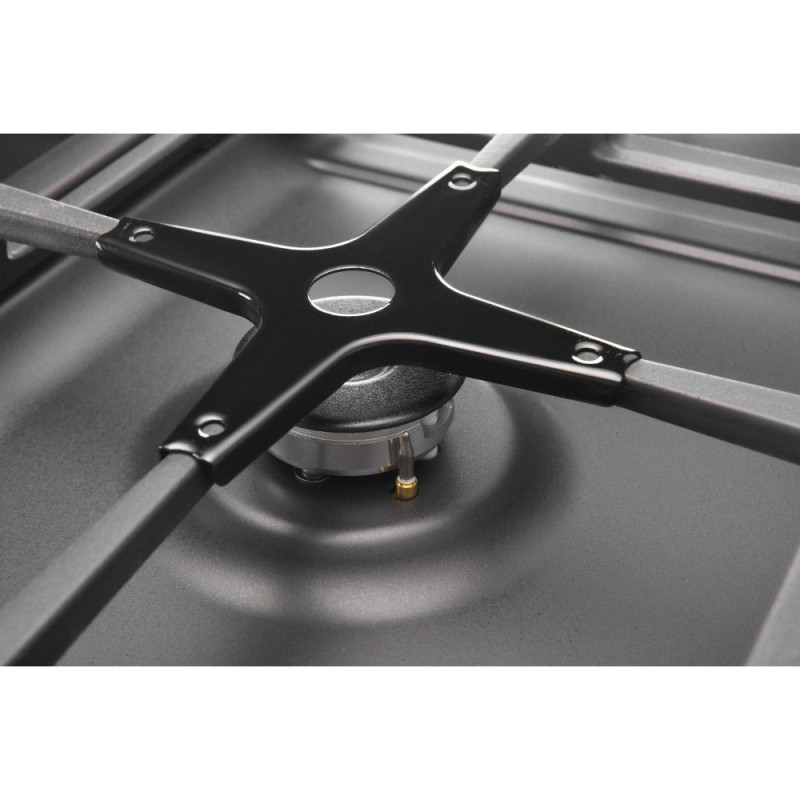 ARDESTO Cooker combined Line-R, 53L, 60x60cm, convection, cast-iron, lamp, LPG conversion set (gas cylinder connection), black (FSCF-C606B)