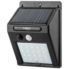 Neo Tools Spotlight, solar powered, 250 lumens, 1200 mAh, 3.7 Li-Ion (99-055)