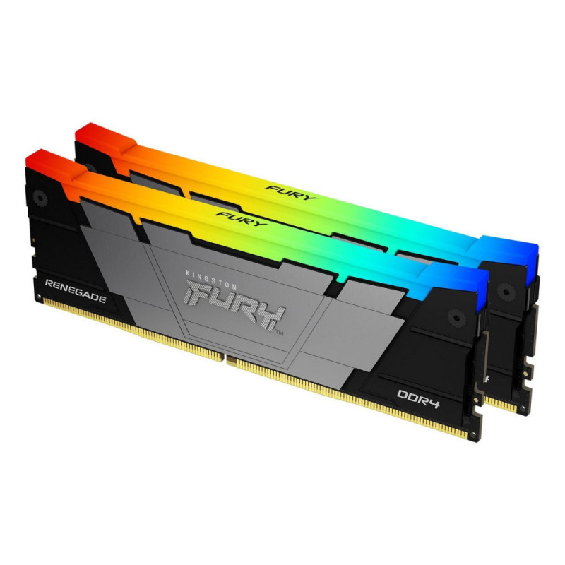 Kingston Memory DDR4 64GB KIT (32GBx2) 3200 FURY Renegade RGB (KF432C16RB2AK2/64)