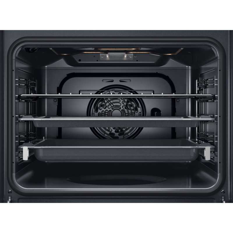 Whirlpool Духова шафа електрична, 71л, A+, дисплей, конвекція, телескопічні напрямні, нерж (OMK58HU1X)