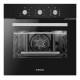 Hansa Oven electrical, 62L, A, convection, black (BOES68181)