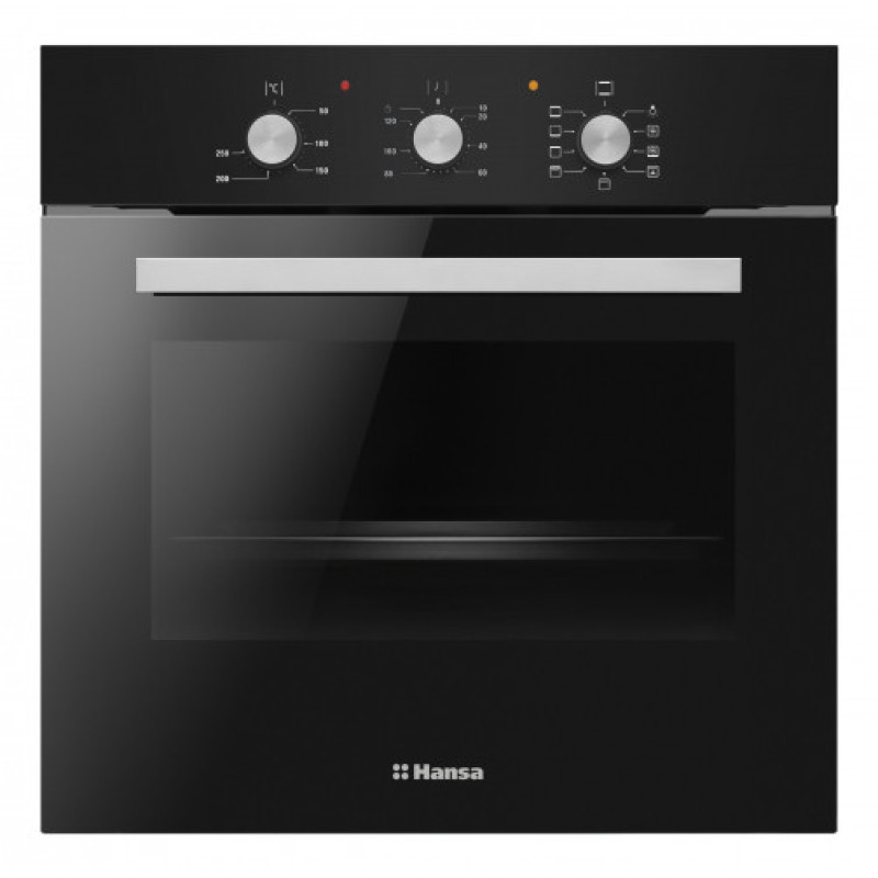 Hansa Oven electrical, 62L, A, convection, black (BOES68181)