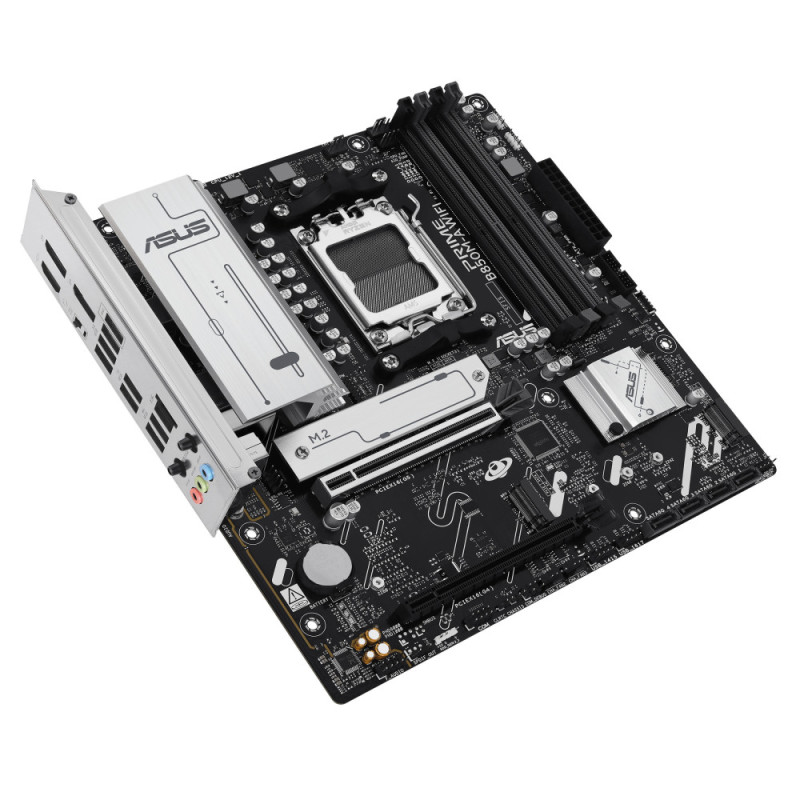 ASUS Материнcкая плата PRIME B850M-A WIFI sAM5 B850 4xDDR5 M.2 HDMI DP WiFi BT mATX (90MB1LN0-M0EAY0)
