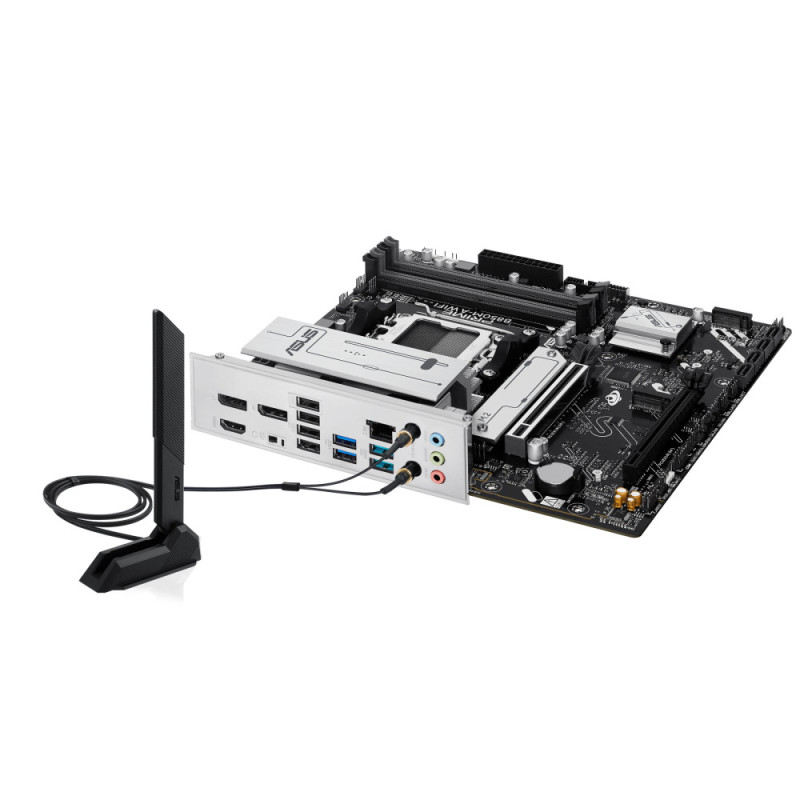 ASUS Материнcкая плата PRIME B850M-A WIFI sAM5 B850 4xDDR5 M.2 HDMI DP WiFi BT mATX (90MB1LN0-M0EAY0)