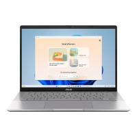 ASUS Ноутбук ASUS Vivobook S 14 M3407HA-LY017 14  WUXGA IPS, AMD R5-220, 16GB, F512GB, UMA, NoOS, Сріблястий (90NB16E2-M000P0)