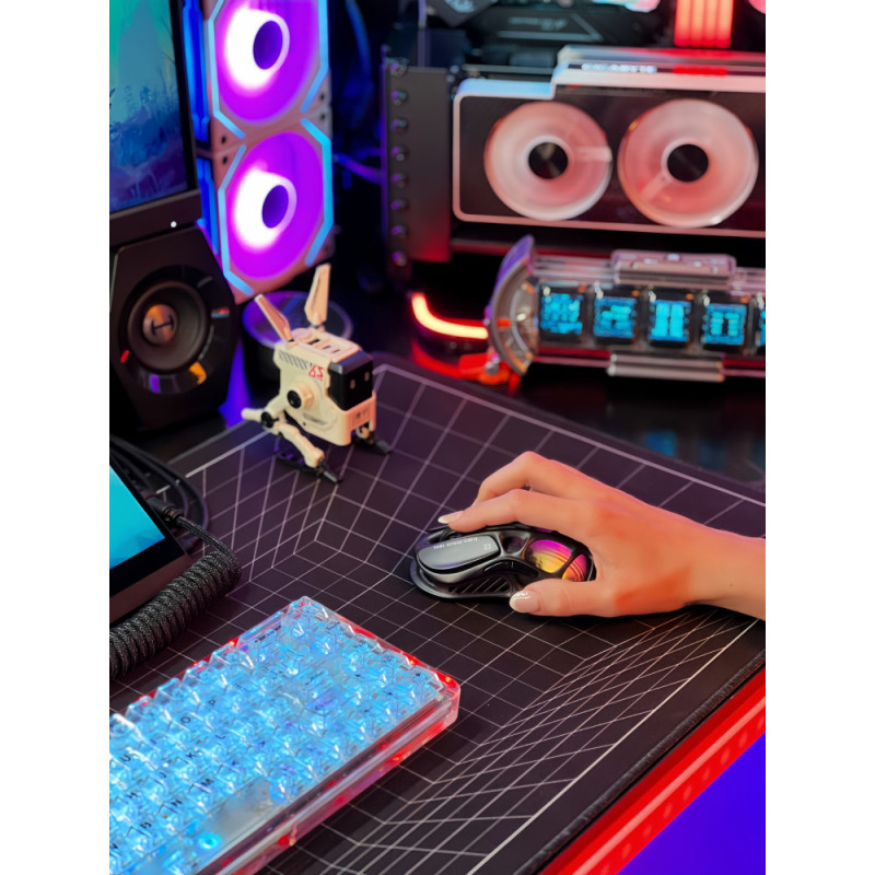 GravaStar Миша Mercury M2, BT/WL/USB-A, RGB, чорний (GRAVASTARM2_BLK)