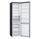 LG Refrigerator with bottom freezer, ref-277l, freez.-107l, 2doors, A++, inv., fresh zone, matte black (GW-B509FXFW)