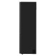 LG Refrigerator with bottom freezer, ref-277l, freez.-107l, 2doors, A++, inv., fresh zone, matte black (GW-B509FXFW)