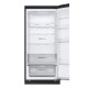 LG Refrigerator with bottom freezer, ref-277l, freez.-107l, 2doors, A++, inv., fresh zone, matte black (GW-B509FXFW)