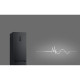 LG Refrigerator with bottom freezer, ref-277l, freez.-107l, 2doors, A++, inv., fresh zone, matte black (GW-B509FXFW)