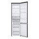 LG Refrigerator with bottom freezer, ref-277l, freez.-107l, 2doors, A++, inv., fresh zone, matte black (GW-B509FXFW)