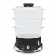 Tefal food steamer Ultracompact, 800W, bowl-2.9/3.1l, water tank -1l, mechanical control, plastic, black (VC204810)