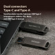 USB флеш накопитель Patriot 64GB Rage R550 Matte Black USB/Type-C 3.2 (PE64GR550DSAD)