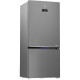 Beko Ref with bottom freezer, 193x83x76, ref-400L, freez.-170L, 2doors, A+, NF, HarvestFresh, inverter, inox (RCNE730E40SXP)