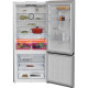 Beko Ref with bottom freezer, 193x83x76, ref-400L, freez.-170L, 2doors, A+, NF, HarvestFresh, inverter, inox (RCNE730E40SXP)