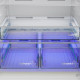 Beko Ref with bottom freezer, 193x83x76, ref-400L, freez.-170L, 2doors, A+, NF, HarvestFresh, inverter, inox (RCNE730E40SXP)