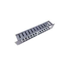 Кабельный организатор 19" 2U с крышкой SN (80мм) - 9005 Eserver (КР-012.2U.19)