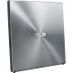 ASUS Привід оптичний портативний ASUS SDRW-08U5S-U DVD+-R/RW burner USB2.0 срібло Retail Box Slim (90DD0112-M29000)