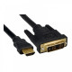 Кабель мультимедийный HDMI M to DVI M 0.5m 18+1pin Cablexpert (CC-HDMI-DVI-0.5M)
