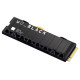 Накопитель SSD M.2 2280 2TB SN850X with Heatsink WD (WDS200T2XHE-00BCA0)