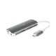 Порт-репликатор J5create Dock-Station USB-C 9-in-1 (хаб/HDMI/PD/картридер) (JCD383-N)