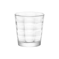 Bormioli Rocco Set of short drink glasses Cube, 245ml, h85mm, 6pcs, glass, transparent (128755VNA021990)
