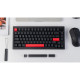 Lemokey Клавіатура механічна X4 84Key, Keychron Red, USB-A, QMK/VIA, Hot-Swap, EN/UKR, RGB, чорний (X4-H1-UA)