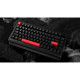 Lemokey Клавіатура механічна X4 84Key, Keychron Red, USB-A, QMK/VIA, Hot-Swap, EN/UKR, RGB, чорний (X4-H1-UA)