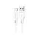 Дата кабель USB 2.0 AM to USB-C 1.2m 3.0A TPE White Acefast (6974316280873)