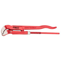Neo Tools pipe wrench, 45°, working range 0-26mm, 330mm (02-420)
