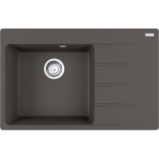 Franke Kitchen sink Centro, fragranite, rectang., with drainboard, 780х500х200mm, bowl - 1, built-in, CNG 611-78 TL, gray slate (114.0716.710)