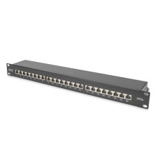 Digitus Патч-панель DIGITUS CАТ 6А STP, 19", 1U, 24 порти, зібрана, чорна (DN-91624S-EA-B)