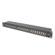 Digitus Патч-панель DIGITUS CАТ 6А STP, 19", 1U, 24 порти, зібрана, чорна (DN-91624S-EA-B)