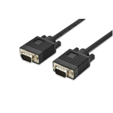 Digitus VGA, M/M, 1.8 m, 2xferrite, black