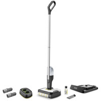 Karcher Машина поломоечная  беспроводная FC 2-4 Battery Set + Batt+DUO Charger, вода -0.2л, автон. работа до 20 мин, вес-2.3кг, чорно белый (1.056-206.0)