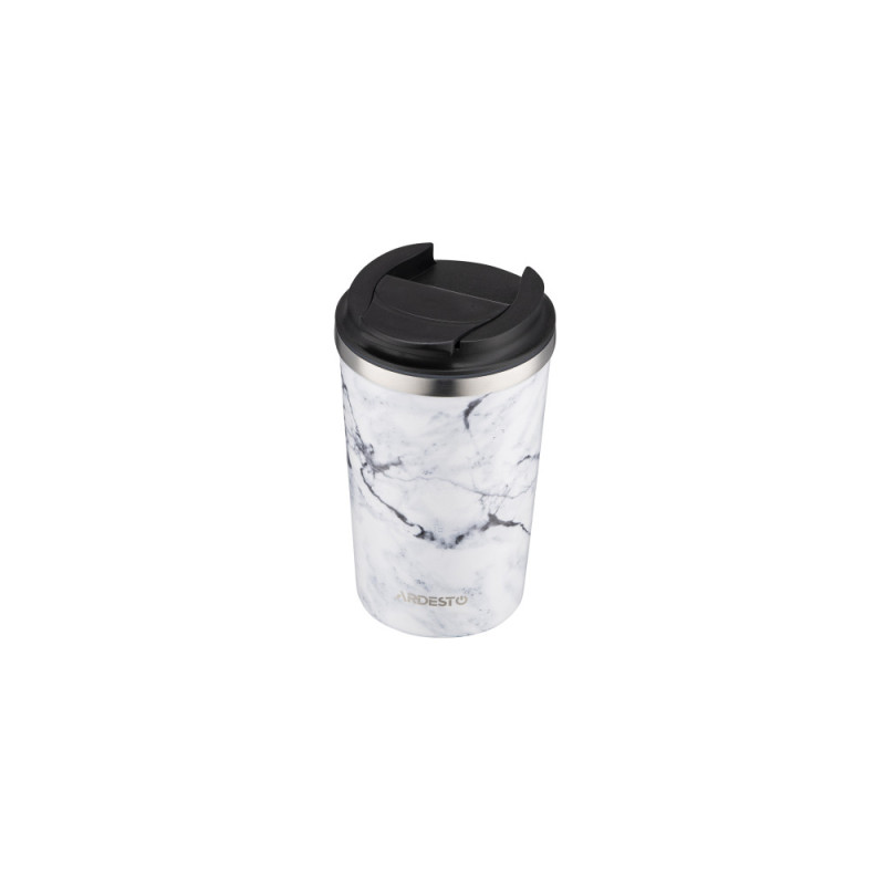 ARDESTO Travel mug Marmo 360 ml, stainless steel
