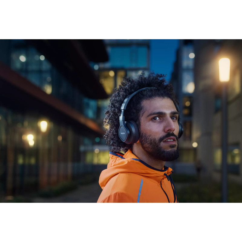Philips Наушники Over-ear TAA4216 BT 5.0, IP55, SBC, Wireless, Mic (TAA4216BK/00)