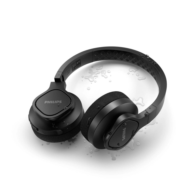 Philips Наушники Over-ear TAA4216 BT 5.0, IP55, SBC, Wireless, Mic (TAA4216BK/00)