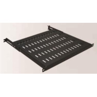 MIRSAN Полка 19", 1U, регулируемая 700-800 мм, черная (MR.SBR80.01_YK)