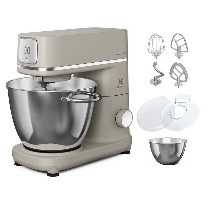 Electrolux Kitchen machine, 1200W, cup-iron, case-iron, nozzles-4, beige (E6KM1-4PPT)