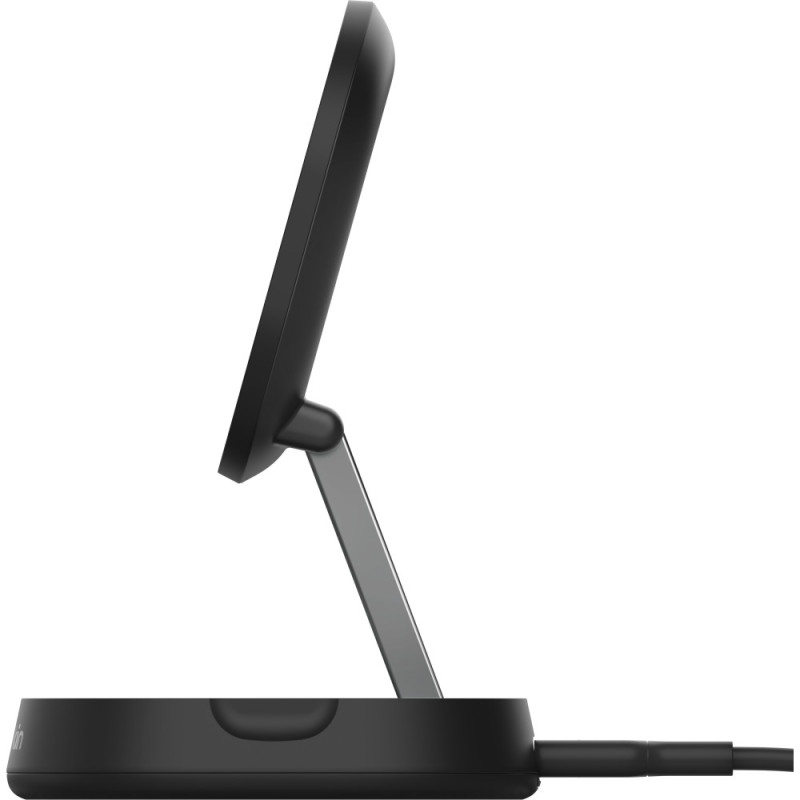 Belkin Зарядное устройство безпроводное 15Вт Stand Magnetic Qi2, черный (WIA008VFBK)