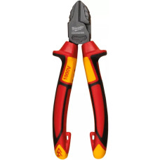 Milwaukee side cutters, dielectric, for work under voltage of 1000V, 160mm (4932464567)