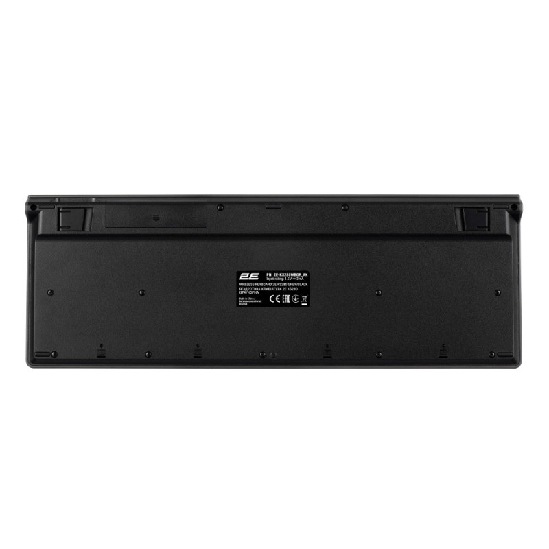 2E Keyboard membrane KS270 120key, WL/BT, EN/UK/RU, silent, black-grey (2E-KS280WBGR_AK)