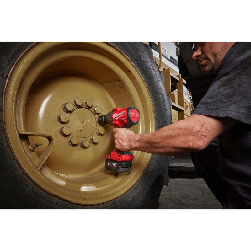 Milwaukee Гайковерт ударний акумуляторний Milwaukee M18 FHIW2F12-0X 18В 1491Нм 0-2000об/хв 1/2" кейс 3.4кг без АКБ та ЗП (4933492782)