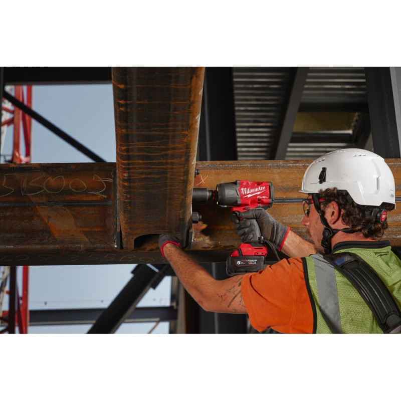 Milwaukee Гайковерт ударний акумуляторний Milwaukee M18 FHIW2F12-0X 18В 1491Нм 0-2000об/хв 1/2" кейс 3.4кг без АКБ та ЗП (4933492782)