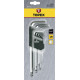 Topex Hex keys, set of 9, 1.5-10 mm, ball tip, long (35D957)