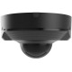 Ajax DomeCam Mini wired IP camera, 8MP, 4mm, Poe, True WDR, IP 65, IR 30m, audio, viewing angle 75° to 85°, mini dome, black (000039330)