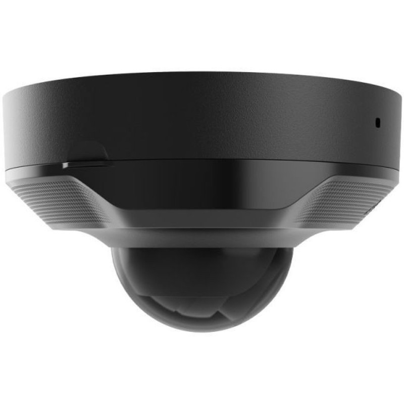 Ajax DomeCam Mini wired IP camera, 8MP, 4mm, Poe, True WDR, IP 65, IR 30m, audio, viewing angle 75° to 85°, mini dome, black (000039330)